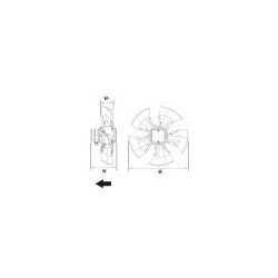 Ventilador Rotor Externo Ø446mm 230V 155W