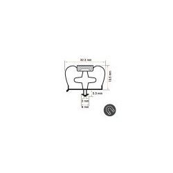 Burlete 532x497mm Pvc Gris
