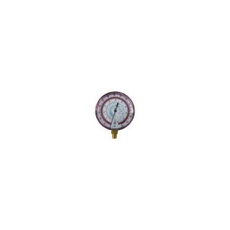 Manómetro Ø80mm R407C/R410A/R134a/R22 1/8"NPT V