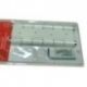 Bisagra Vaivén Aluminio 180mm Blanca