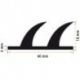 Burlete 40x19mm Perfil Caucho Esponjoso (1m)