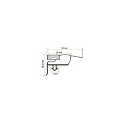 Burlete 1540x640mm Pvc Gris