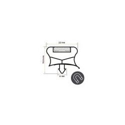 Burlete 945x522mm Pvc Gris