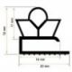 Burlete 600x530mm Pvc Gris