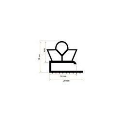 Burlete 600x530mm Pvc Gris