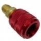 Racor 1/4" Sae Hembra X 1/2" -20UNF M C/ Obús