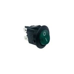 Interruptor Verde Ø20mm 230V Bipolar
