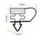 Burlete 810x580mm Pvc Gris