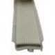 Burlete Cámara Blanco 33x18.5mm L6000mm
