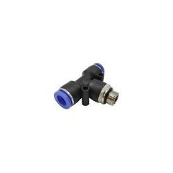 Racor T Conexión Rápida Ø10mm 1/4" M