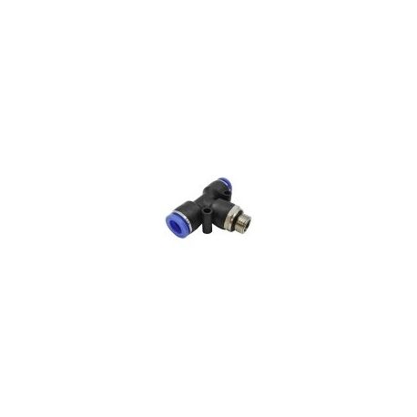 Racor T Conexión Rápida Ø10mm 1/4" M