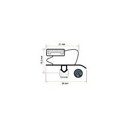 Burlete 605x475mm Pvc Gris Bajo Mostrador