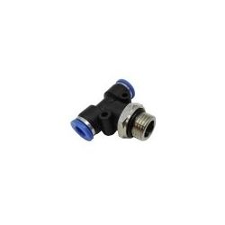 Racor T Conexión Rápida Ø6mm 1/4" M