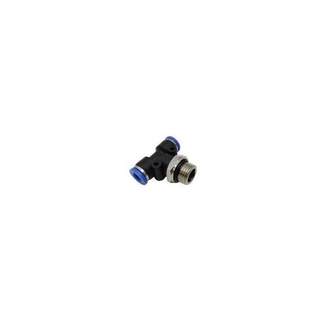 Racor T Conexión Rápida Ø6mm 1/4" M