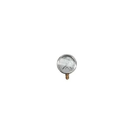 Manómetro Glicerina 0/10bar Ø63mm 1/4"