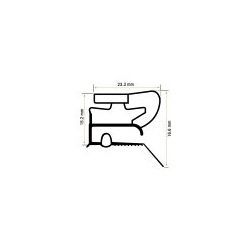 Burlete 1359 23.3x16.6mm Pvc Blando (1 metro)