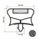Burlete 620x455mm Pvc Gris MB6