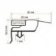 Burlete 745x570mm Pvc Gris