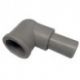 Codo Desagüe 1/2" 90º Ø17mm