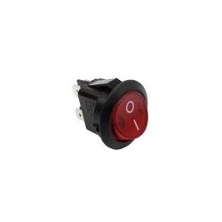 Interruptor Rojo Ø20mm 230V Bipolar