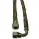 Manguera Flexible Inox 1/4" Codo 90° 750mm