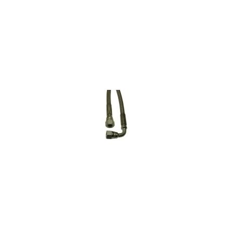Manguera Flexible Inox 1/4" Codo 90° 750mm