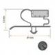Burlete 588x468mm Pvc Gris