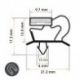 Burlete 782x610mm Pvc Gris