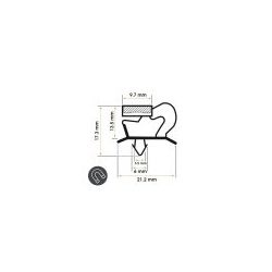 Burlete 580x385mm Pvc Gris