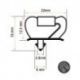 Burlete 1930x770mm Pvc Gris