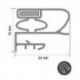 Burlete 705x490mm Pvc Gris