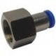 Racor Conexión Rápida Ø4mm 1/4" Hembra