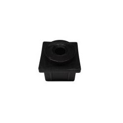 Soporte Inferior Pvc 22mm Ø7mm