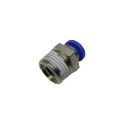Racor Conexión Rápida Recto Cónico M Ø8 3/8"