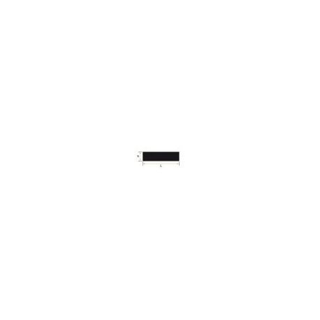 Burlete 1337 Caucho Esponjoso 80x10mm (1m)