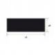 Burlete 30x10mm Perfil Caucho Esponjoso (1m)