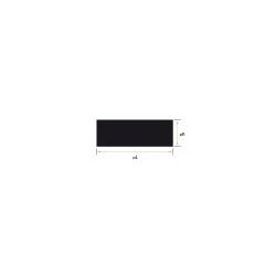 Burlete 30x10mm Perfil Caucho Esponjoso (1m)