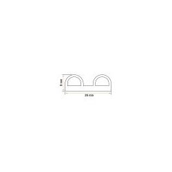 Burlete Caucho Alimentario 1362 25x9mm (1m)