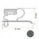 Burlete 1530x660mm Pvc Gris ZANUSSI