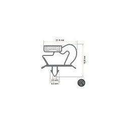 Burlete 765x445mm Pvc Gris