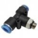 Racor T Conexión Rápida Ø8mm 1/8" M