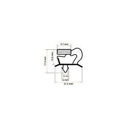 Burlete 1541x627mm Pvc Gris
