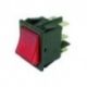 Conmutador Rojo 30x22mm 230V Bipolar