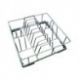 Cesto Platos 350x350x110mm Alambre