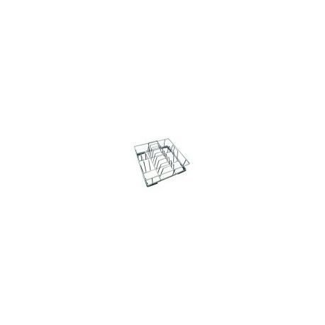 Cesto Platos 350x350x110mm Alambre