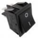 Interruptor Negro 230V Bipolar 30x22mm