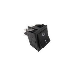 Interruptor Negro 230V Bipolar 30x22mm