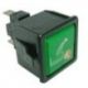 Interruptor Verde 28x28mm 230V