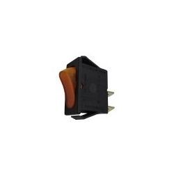 Pulsador Ámbar 230V 30x11mm Aclarado