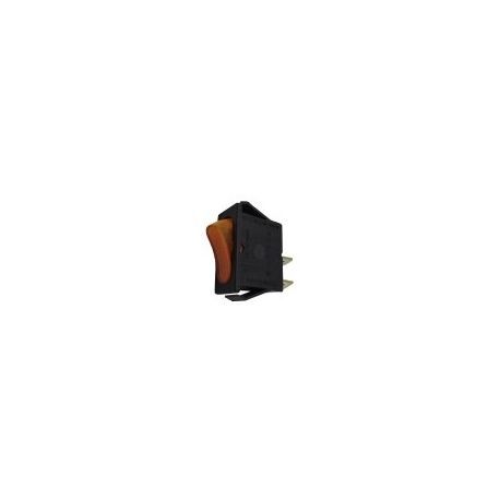 Pulsador Ámbar 230V 30x11mm Aclarado